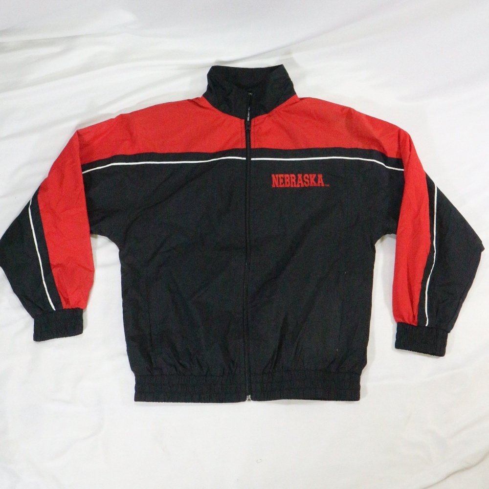 Collegiate NEBRASKA HUSKIES Colorblock Windbreaker